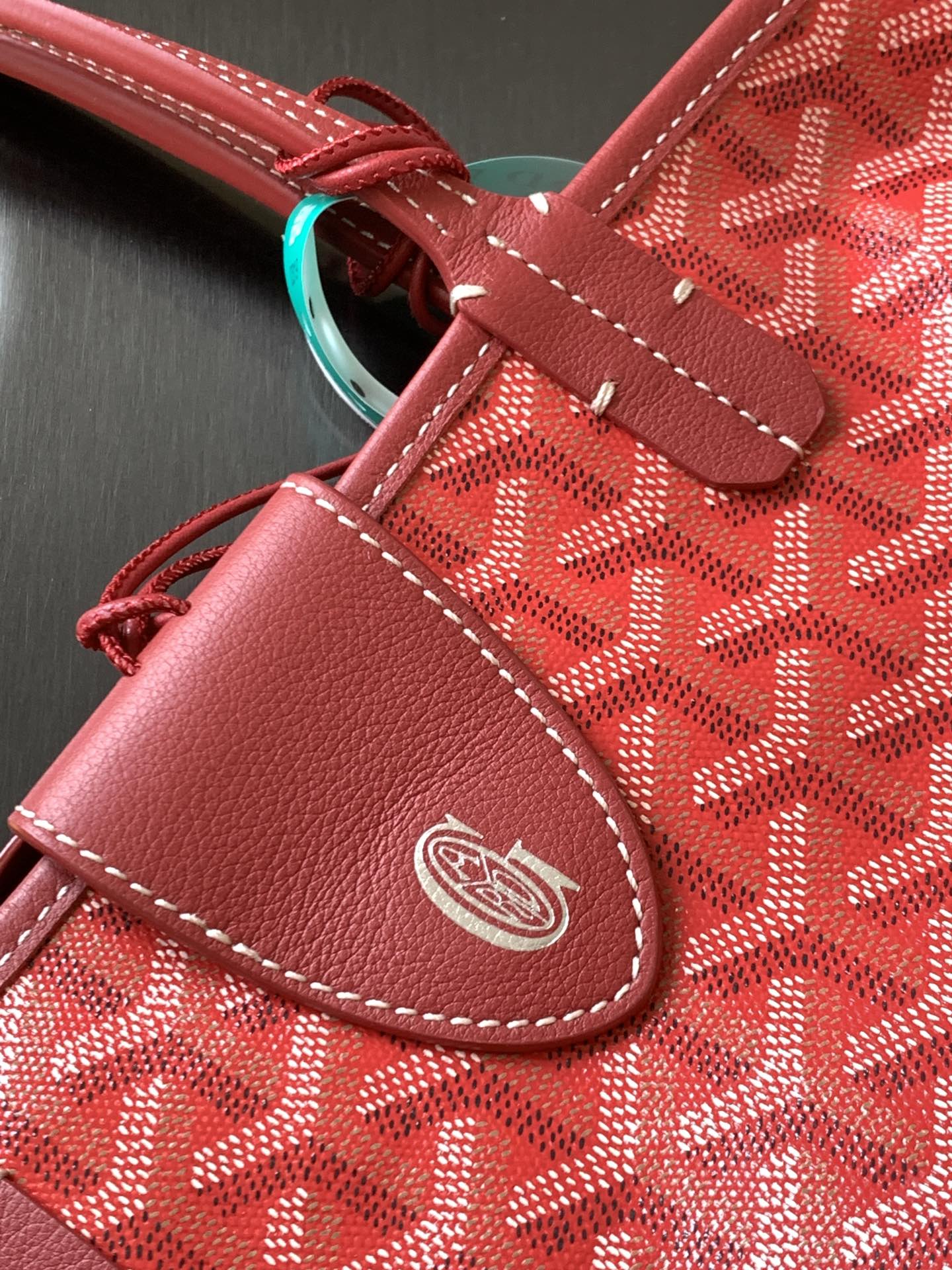 Anjou Mini Reversible Tote Bag In Red